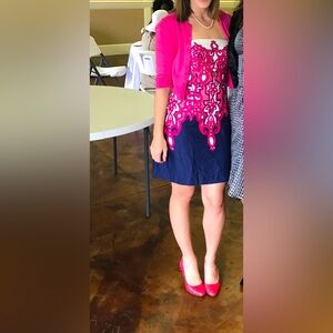 Lilly Pulitzer strapless dress